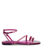 Sandały damskie - Nine West Sandały WFA2766-1 Różowy - miniaturka - grafika 1