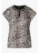 Koszulki i topy damskie - More & More Koszulka w kolorze szaro-czarnym - miniaturka - grafika 1