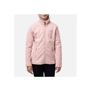 Bluza narciarska dla dzieci Rossignol Girl Fz Clim pudrowa - Pozostała odzież narciarska - miniaturka - grafika 1