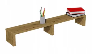 Nadstawka Półka Na Biurko Dąb Artisan 90/100Cm - Meble modułowe i akcesoria - miniaturka - grafika 1