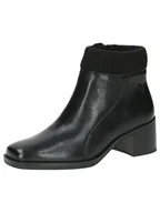 Kozaki damskie - Caprice Damskie botki 9-25318-43 modne kozaki, Black Nappa, 39 EU, Czarna papka, 39 EU - miniaturka - grafika 1