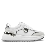 Sneakersy damskie - Sneakersy Pinko Gem 01 SS0019 P027 Biały - miniaturka - grafika 1