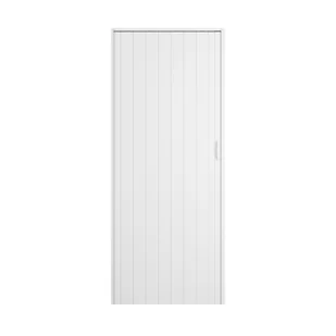Artens Drzwi harmonijkowe przesuwne 85x205 cm białe - Drzwi wewnętrzne - miniaturka - grafika 1