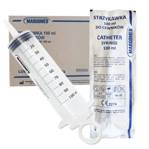 Strzykawka cewnikowa 100ml Margomed 45szt - Meble i wyposażenie gabinetów medycznych - miniaturka - grafika 1