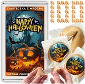 Pieczywo chrupkie - Ciasteczka z Wróżbą na Halloween dla Gości Magia Przeznaczenia Zabawa 100 - miniaturka - grafika 1