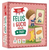 Gry planszowe - Feluś i Gucio grają w pary Nasza Księgarnia - Justyna Kesler - gra - miniaturka - grafika 1