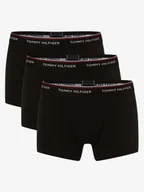 Majtki męskie - Tommy Hilfiger Obcisłe bokserki pakowane po 3 szt. Mężczyźni Bawełna czarny jednolity, XL - miniaturka - grafika 1