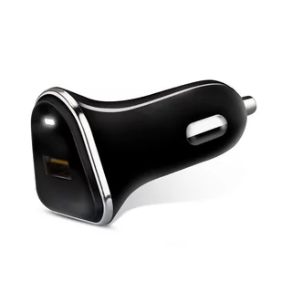 Car Charger Quick Charge 3.0 1XUSB 18W Black - Uchwyty samochodowe do telefonów - miniaturka - grafika 1