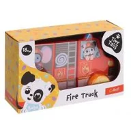 Samochody i pojazdy dla dzieci - Zabawka drewniana - Fire Truck TREFL - miniaturka - grafika 1