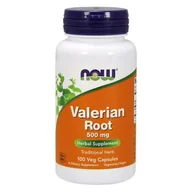 Witaminy i minerały - Now Foods NOW Valerian Root 500mg 100vegcaps - miniaturka - grafika 1