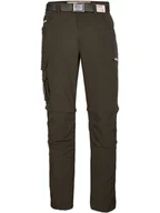 Spodnie sportowe damskie - Killtec Spodnie funkcyjne Zipp-Off w kolorze khaki - miniaturka - grafika 1