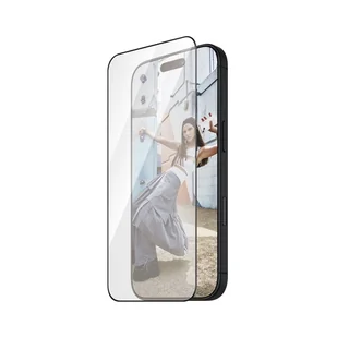PanzerGlass SAFE. by Screen Protection w. Black Frame iPhone 16 Plus 15 Plus Ultra-Wide Fit Przezroczysta ochrona ekranu Apple 1 szt. - Etui i futerały do telefonów - miniaturka - grafika 1