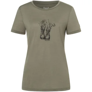 Koszulka z krótkim rękawem damska SUPER.NATURAL W Flower Boots Tee - Koszulki sportowe damskie - miniaturka - grafika 1