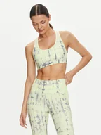 Bielizna sportowa damska - Reebok Biustonosz sportowy Lux Perform Racer Bra-ADP 100037396 Zielony - miniaturka - grafika 1