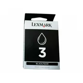 Tusze oryginalne - 18C1530E LEXMARK 3 WKŁAD ATRAMENTOWY CZARNY - miniaturka - grafika 1