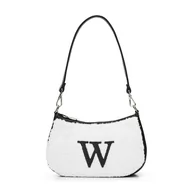 Torebki damskie - Torebka bagietka ze sztucznym futerkiem mała - miniaturka - grafika 1