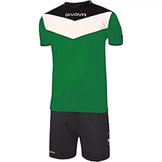 Zestawy męskiej odzieży sportowej - Givova Kitc53 Unisex dla dorosłych, unisex, KITC53, zielono-czarny, XXS - grafika 1