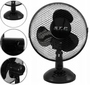 Wentylator SANICO STP TF-23B Czarny - Wentylatory - miniaturka - grafika 1