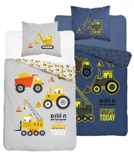 Pościel  bawełniana świecąca w ciemności 160x200  KOPARKI budowa - Pościel Pościel  bawełniana świecąca w ciemności 160x200  KOPARKI budowa - Pościel - miniaturka - grafika 1