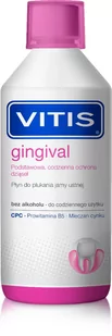 Vitis Vitis Gingival płyn do płukania jamy ustnej przeciw płytce nazębnej i dla zdrowych dziąseł 500 ml - Płyny do płukania jamy ustnej - miniaturka - grafika 1