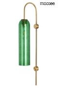 Lampy ścienne - MOOSEE lampa ścienna SLACK złota / zielona - miniaturka - grafika 1