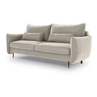 Beżowa sofa rozkładana ze schowkiem Cosmopolitan Design Vermont - Sofy i kanapy - miniaturka - grafika 1
