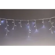Oświetlenie świąteczne - Lampki zewnętrzne kurtyna sople zwis 10/15/25 cm 130 LED zimny biały - miniaturka - grafika 1