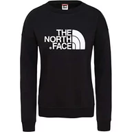 Bluzy damskie - The North Face damska bluza W Drew Peak Crew-eu Tnf czarna bluza Tnf czarny XS - miniaturka - grafika 1