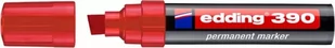 Edding MARKER PERMANENTNY ŚCIĘTA KOŃCÓWKA 4-12MM CZERWONY 390/002/CZ ED - Markery permanentne - miniaturka - grafika 1