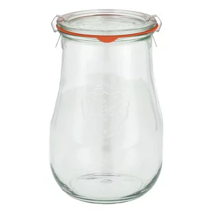 Słoik Weck Tulip z pokrywką, uszczelką i 2 zapinkami 1750 ml 4 szt - Pojemniki kuchenne - miniaturka - grafika 2
