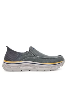 Skechers Półbuty Remaxed-Fenick 204839/CHAR Szary - Półbuty męskie - miniaturka - grafika 1