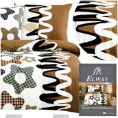 Pościel - Pościel 160 x 200 3cz Satyna Bawełniana Elway 5048 - miniaturka - grafika 1