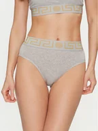 Majtki damskie - Versace Figi klasyczne z wysokim stanem Greca Border AUD01050 Szary - miniaturka - grafika 1