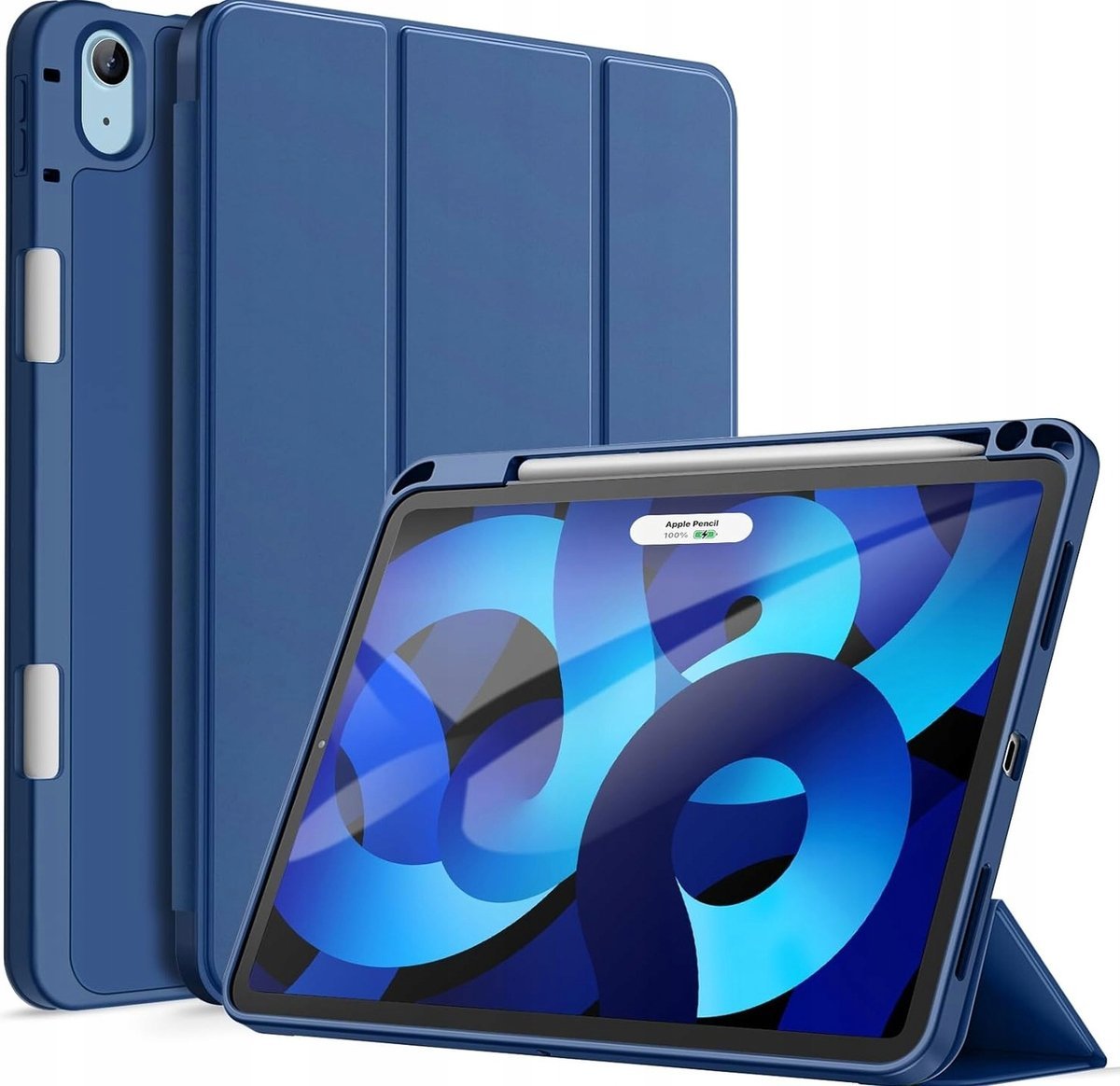 JETech Etui dla iPad Air 11 Cala M4/M3/M2 (2026/2025/2024), iPad Air 5/4 (10,9 Cala, Model 2022/2020, 5/4) z Uchwytem na Długopis, Szczupły Pokrowie..