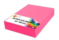 Papier do drukarek - Papier kolorowy A4 80g różowy fluo neon 2144-100 2144-500, Ilość arkuszy: 500 arkuszy - miniaturka - grafika 1