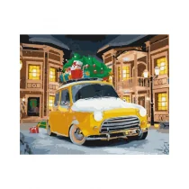 Malowanie po numerach - Świąteczne auto 40x50cm - Twoje Hobby - Malowanie po numerach - miniaturka - grafika 2