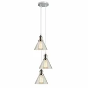 Lampy sufitowe - Altavola Design Hängeleuchte LA034 E27 3-flammig chrom/klar - miniaturka - grafika 1