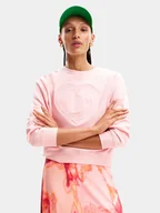 Bluzy damskie - Desigual Bluza Travis 24SWSK30 Różowy Regular Fit - miniaturka - grafika 1