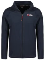 Odzież trekkingowa męska - Geographical Norway Kurtka polarowa "Tug" w kolorze granatowym - miniaturka - grafika 1