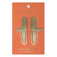 Zakładki indeksujące - Zakładki do książek metalowe (2szt) - Boots | DESIGNWORKS INK - miniaturka - grafika 1
