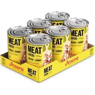 Karma dla psa JOSERA Meat Lovers Menu Kurczak z marchewką 6 x 800 g - Mokra karma dla psów - miniaturka - grafika 1