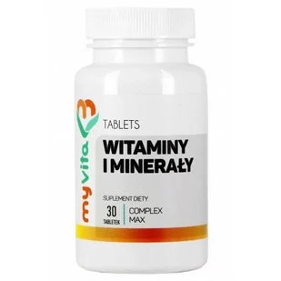 MyVita WITAMINY I MINERAŁY Complex MAX 30 tabletek - Witaminy i minerały - miniaturka - grafika 1
