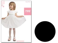 Rajstopy - Cienkie Rajstopy Dziecięce Alunia Małe Rozmiary 116-122 Nero - miniaturka - grafika 1