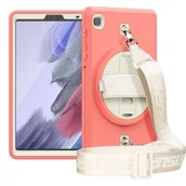 Etui do tabletów - Etui do Samsung Galaxy Tab A7 10.4” z Paskiem na Ramię Różowe - miniaturka - grafika 1