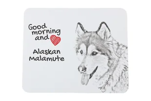 Alaskan Malamute podkładka pod mysz z psem Art-Dog - Podkładki pod mysz - miniaturka - grafika 1