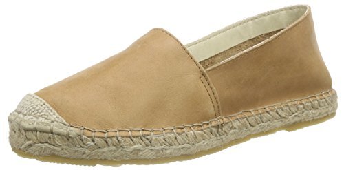 PIECES Pskatie Leather Espadrillos Tan espadryle, brązowy - Br?zowa opalenizna - 38 EU