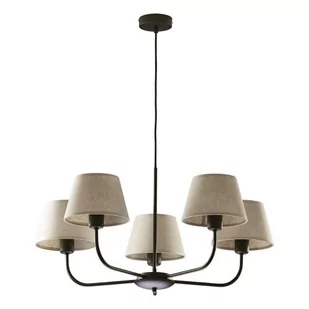TK Lighting Żyrandol CHICAGO len naturalny 5pł.   3989 - Lampy sufitowe - miniaturka - grafika 1