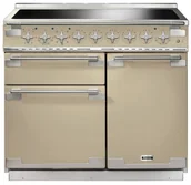 Kuchenki elektryczne - Kuchnia z płytą indukcyjną FALCON Elise 100 Kremowy szczotkowany nikiel - miniaturka - grafika 1