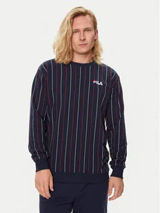 Fila Bluza FAM0656 Granatowy Regular Fit - Bluzy męskie - miniaturka - grafika 1