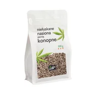 Suplementy naturalne - Niełuskane nasiona konopne 500g. - miniaturka - grafika 1